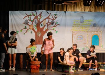 Una de las actividades realizadas en el taller./JUAN CRUZ