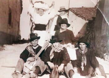 Imagen de la Vaquilla de Matabuena a mediados del siglo pasado.