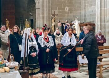 Las mujeres de Villacastín mantienen viva la tradición. / Ayuntamiento de Villacastín