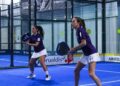 Silvia Ávila y Ángela Jiménez, durante uno de los encuentros jugados en Padelzone. / DIPUTACIÓN