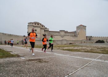 Un momento de una pasada edición de la carrera./ ATLÉTICO CUÉLLAR