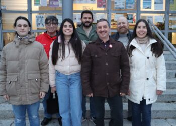 Candidaturia segoviana de ‘En común’ a las elecciones autonómicas./ I.U.