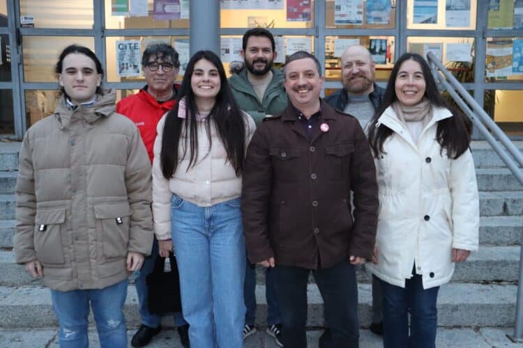 Candidaturia segoviana de ‘En común’ a las elecciones autonómicas./ I.U.