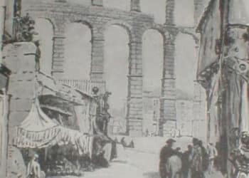 1 Ernest Clifford 1922 Acueducto desde la calle Real 1 1