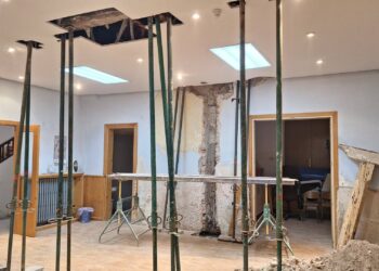 Estado de las obras en el Ayuntamiento./ AYTO.ZARZUELA