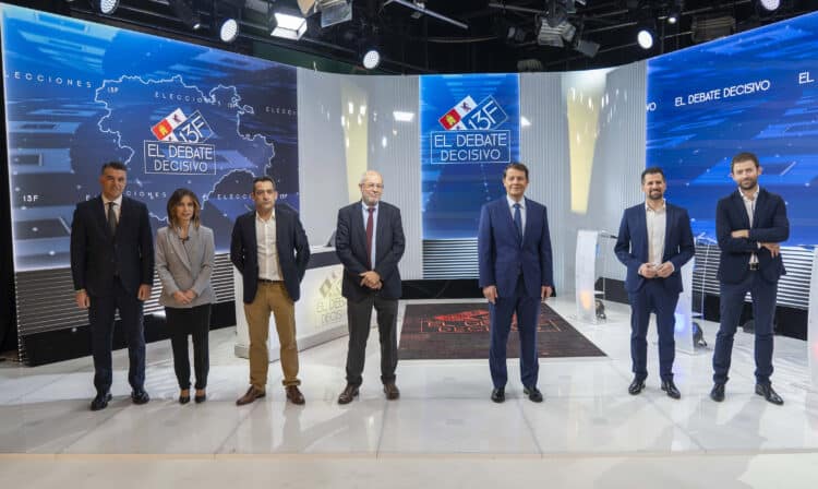 Debate electoral de las elecciones autonómicas de febrero de 2022. / Eduardo Margareto