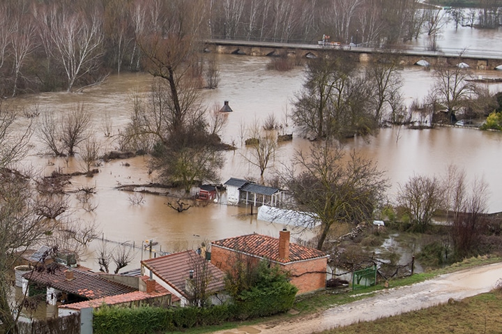 Varios pueblos de la provincia estuvieron afectados por las crecidas. / Concha Ortega