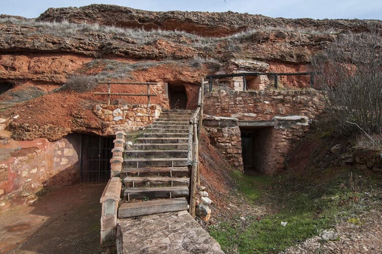 Paseo de las Bodegas de Ayllón en una fotografía de archivo / E.A.
