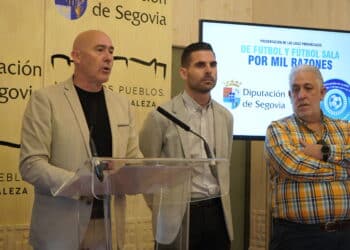 Un instante durante la presentación de la Superliga Segoviana./DIPUTACIÓN