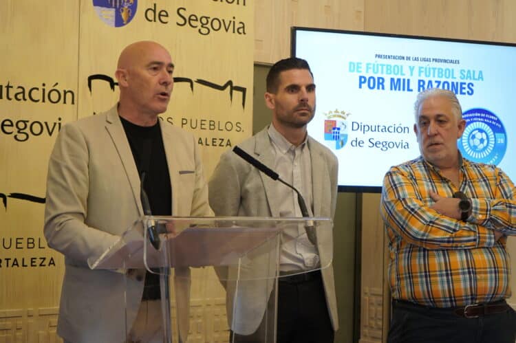Un instante durante la presentación de la Superliga Segoviana./DIPUTACIÓN