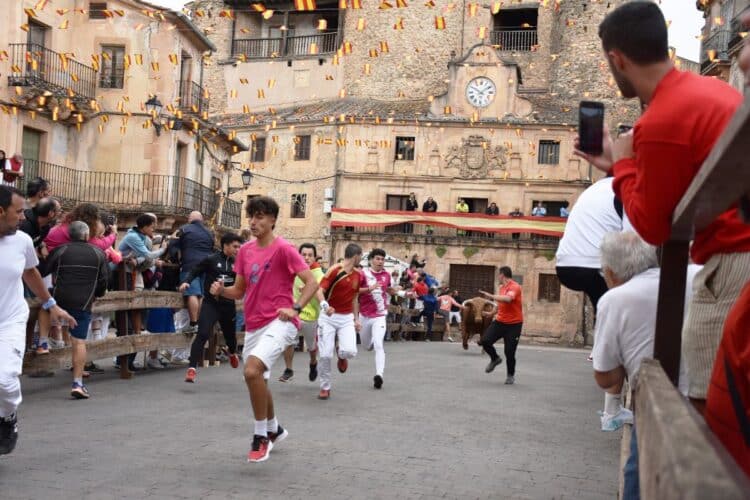 Encierros taurinos en Sepúlveda en una fotografía de archivo / A.M.