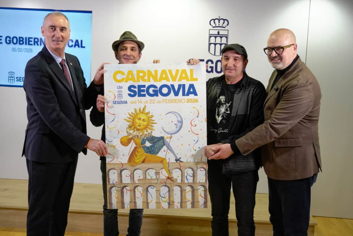 260205 Carnaval Presentacion Mazarias Jose Kike Santana Juan Carlos Monroy Hector Criado 1