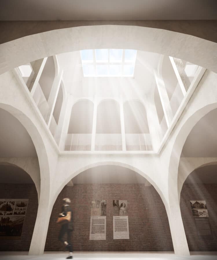 Recreación del interior del futuro museo./ SEGOVIARQUITECTURA