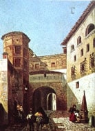 4 Puerta de San Martin Pedro P de Castro Oleo 1875