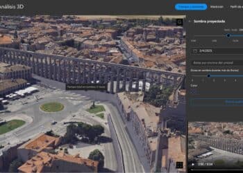 Imagen del gemelo digital de Segovia. /AYUNTAMIENTO DE SEGOVIA
