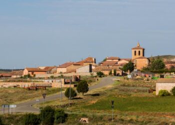 El pueblo de Arenillas, que actualmente cuenta con 29 vecinos.