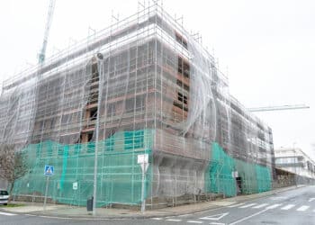 Construcción de viviendas en el barrio de la Comunidad de Villa y Tierra de Segovia. / HÉCTOR CRIADO