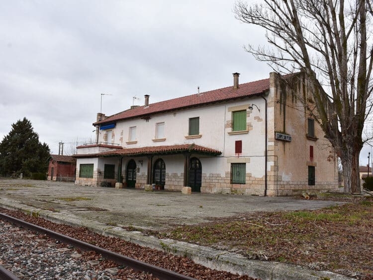 Estación de tren de Campo de San Pedro. / A.M.