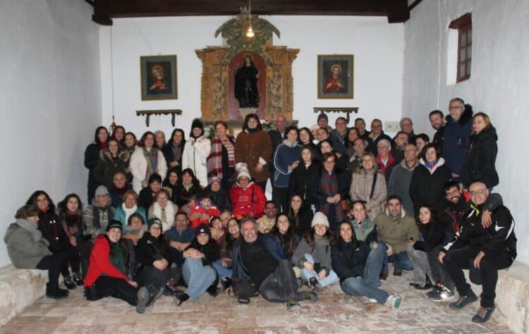 Los vecinos de Fuentepiñel celebran la festividad de Santa Brígida / JUAN CUÉLLAR LÁZARO