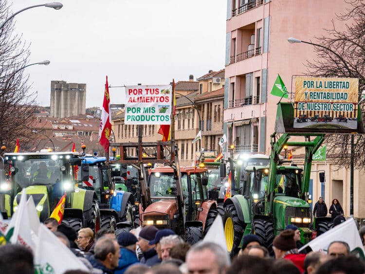 Tractorada en Segovia. / Héctor Criado