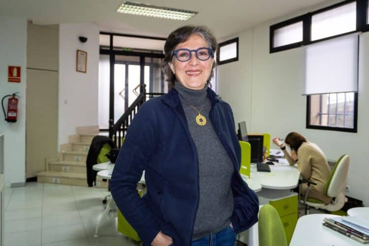 La escritora Carol Prunhuber. Foto: Héctor Criado.