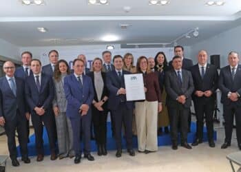 El presidente Alfonso Fernández Mañueco clausura en Palencia un acto sobre financiación autonómica. ICAL.