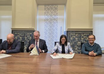 El Ayuntamiento y el IMD sellan su respaldo a la Asociación Segoviana de la Prensa Deportiva./ASPD