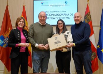 Firma de convenio de la Diputación de Segovia con la Asociación Segoviana de la Prensa Deportiva./ASPD