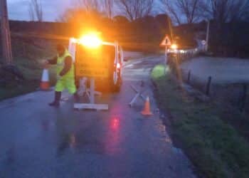 Las lluvias provocan cortes en varias carreteras provinciales de Segovia / DIPUTACIÓN