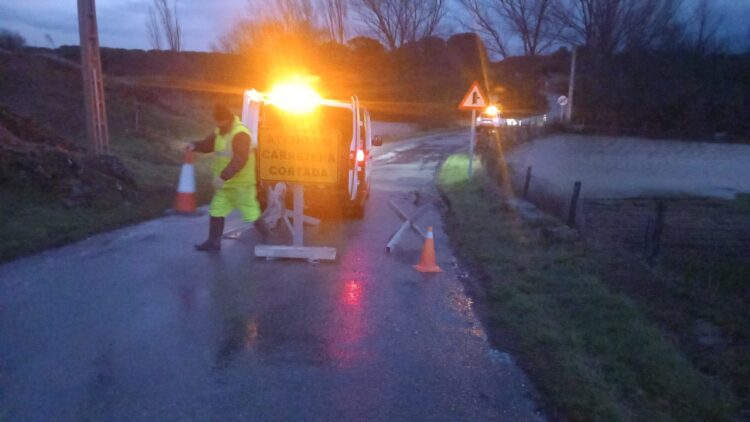Las lluvias provocan cortes en varias carreteras provinciales de Segovia / DIPUTACIÓN