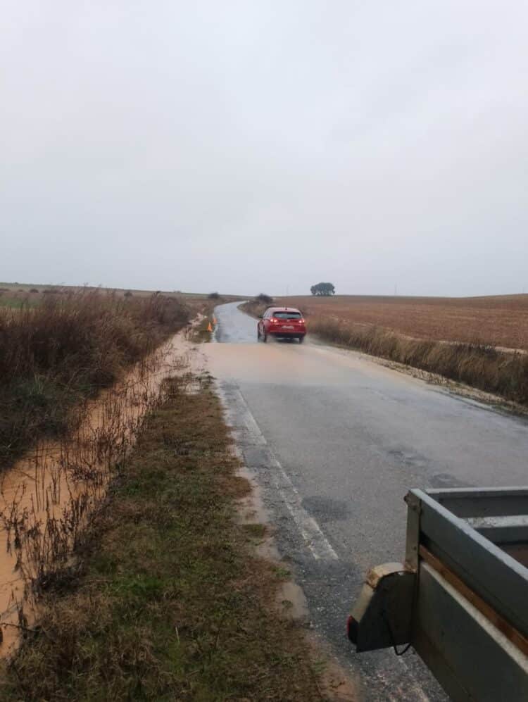Las intensas lluvias están provocando balsas de agua en varias carreteras provinciales / DIPUTACIÓN