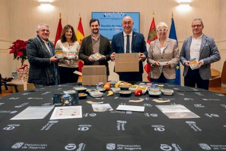 Imagen del programa de ‘Comida a Domicilio’. / Diputación de Segovia