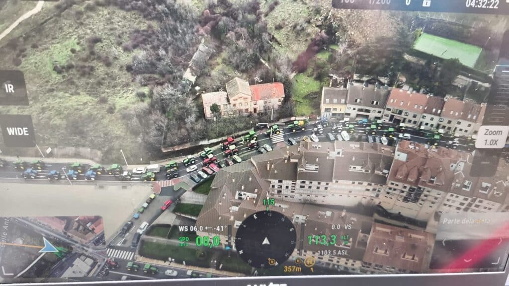 El ‘Gran Hermano’ que custodia Segovia desde el cielo 4 drones aerea poli 2