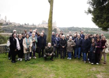 Foto de grupo durante la jornada. /MARIO ANTÓN LOBO
