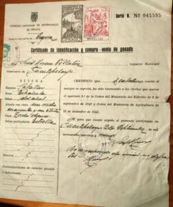 La feria El Ángel a través de las crónicas de prensa 4 Guías de ganados de la feria del Ángel de Fuentepelayo.