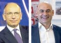 Enrico Letta y Borja Santos. / Roberto Arribas