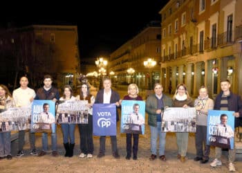 Los candidatos del Partido Popular por Segovia a las Cortes, en el inicio de campaña. / P.P.