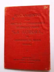 Reglamento de la sociedad “La Aurora”.