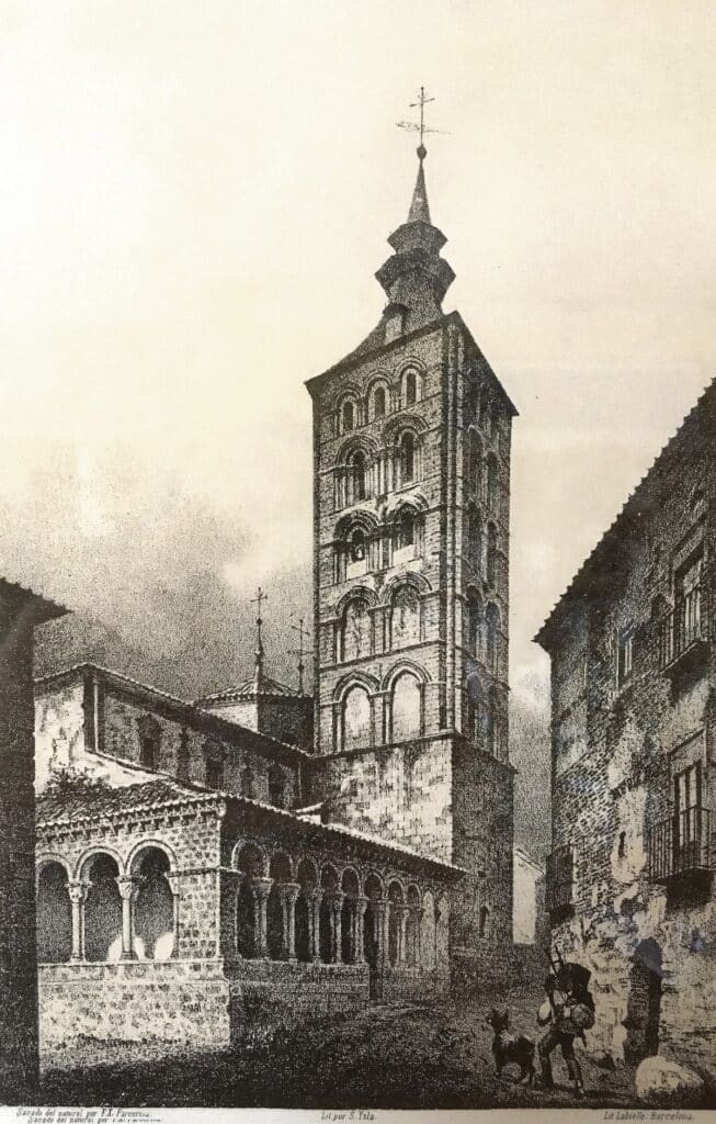 Torre de San Esteban, Parcerisa, siglo XIX.