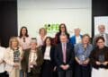 Foto de familia de los homenajeados por la Federación Empresarial Segoviana. / FES