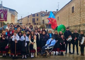 Festividad de las Águedas en Casla. / RAÚL ALONSO