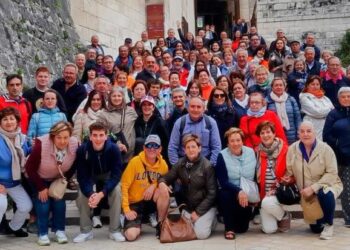 Participantes en la excursión a Normandía y Bretaña en otra edición./ LOURDES MATARRANZ