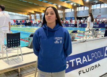 Sandra Guerra, en las instalaciones del CN Sabadell./ CASINO