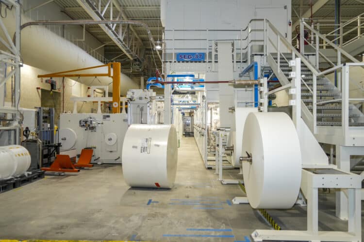 Instalaciones de Ontex en el polígono de Valverde del Majano./E. A.