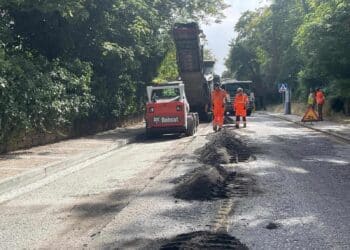 Paseo Santo Domingo durante las pasadas obras. / HÉCTOR CRIADO
