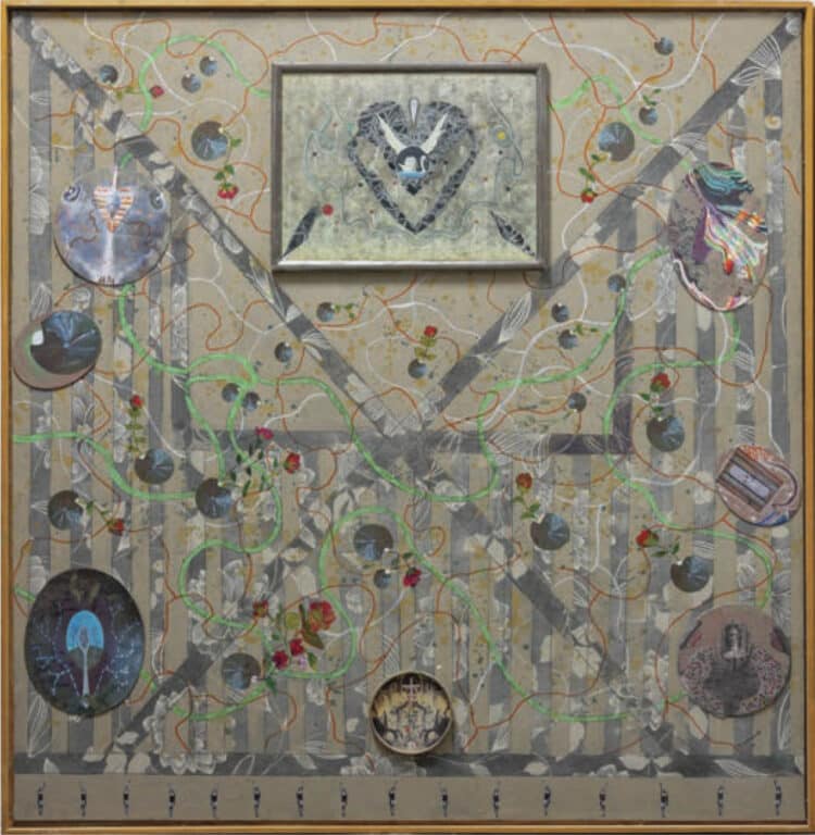 ‘Cuadro sobre cuadro’, de la artista leonesa Teresa Gancedo.