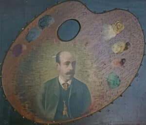 11 Autorretrato con paleta