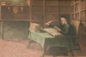 14 Clerigo en su estudio acaso Baeza