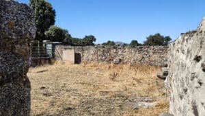 En Ortigosa abundan las fincas cercadas.