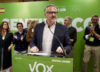 Pollán recuerda que las peticiones de Vox en Castilla y León son las mismas que en Extremadura y Aragón 3 El candidato de Vox a la presidencia de la Junta, Carlos Pollán. / Eduardo Margareto